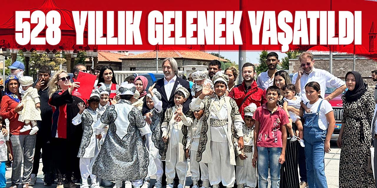 Konya'da 528 yıllık gelenek yaşatıldı! Sünnet şöleni heyecanla gerçekleştirildi