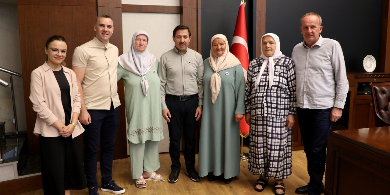 Bosnalı Şehit Annelerinden Başkan Kılca'ya ziyaret