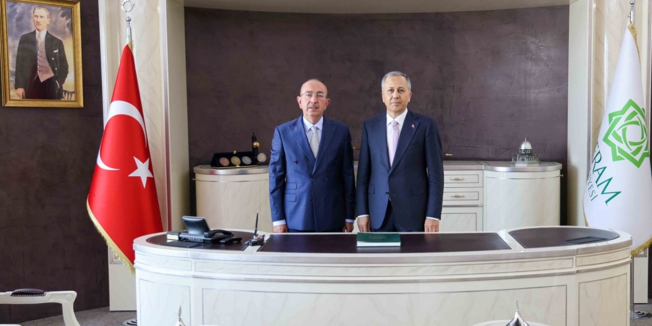 İçişleri Bakanı Ali Yerlikaya Meram Belediyesi’ni Ziyaret Etti