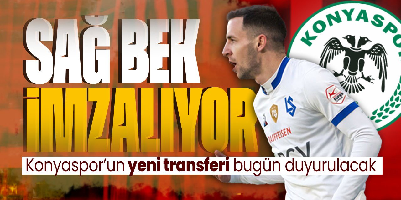 Konyaspor'un yeni transferi bugün imzayı atıyor!