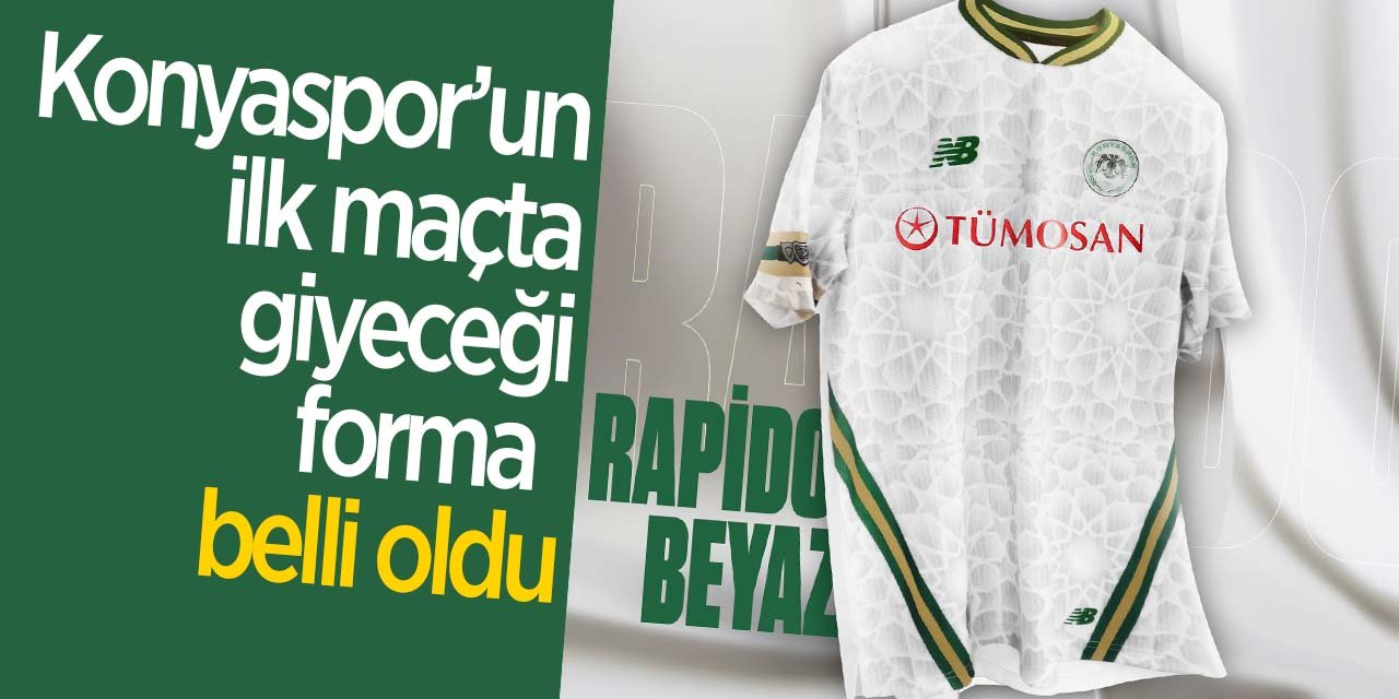 Konyaspor'un ilk maçta giyeceği forma belli oldu! Karşılaşmaya nasıl bir 11 ile başlayacak