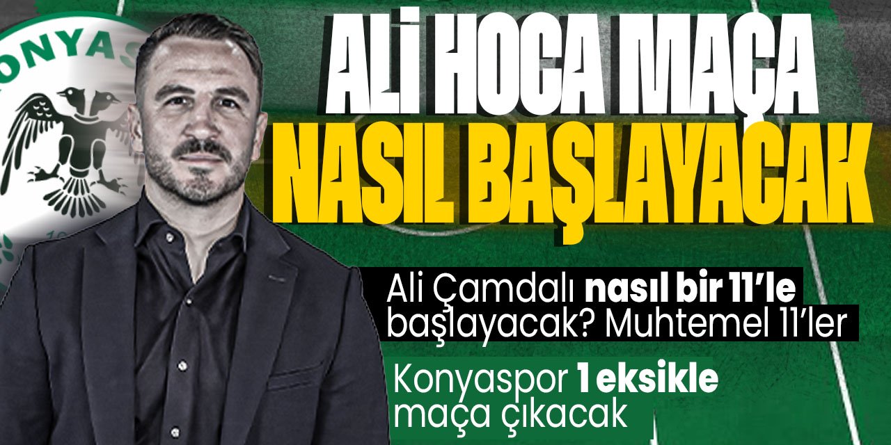Konyaspor, Kasımpaşa maçına nasıl bir 11'le başlayacak? Ali hocanın kadrosunda kimler var? İşte muhtemel 11'ler