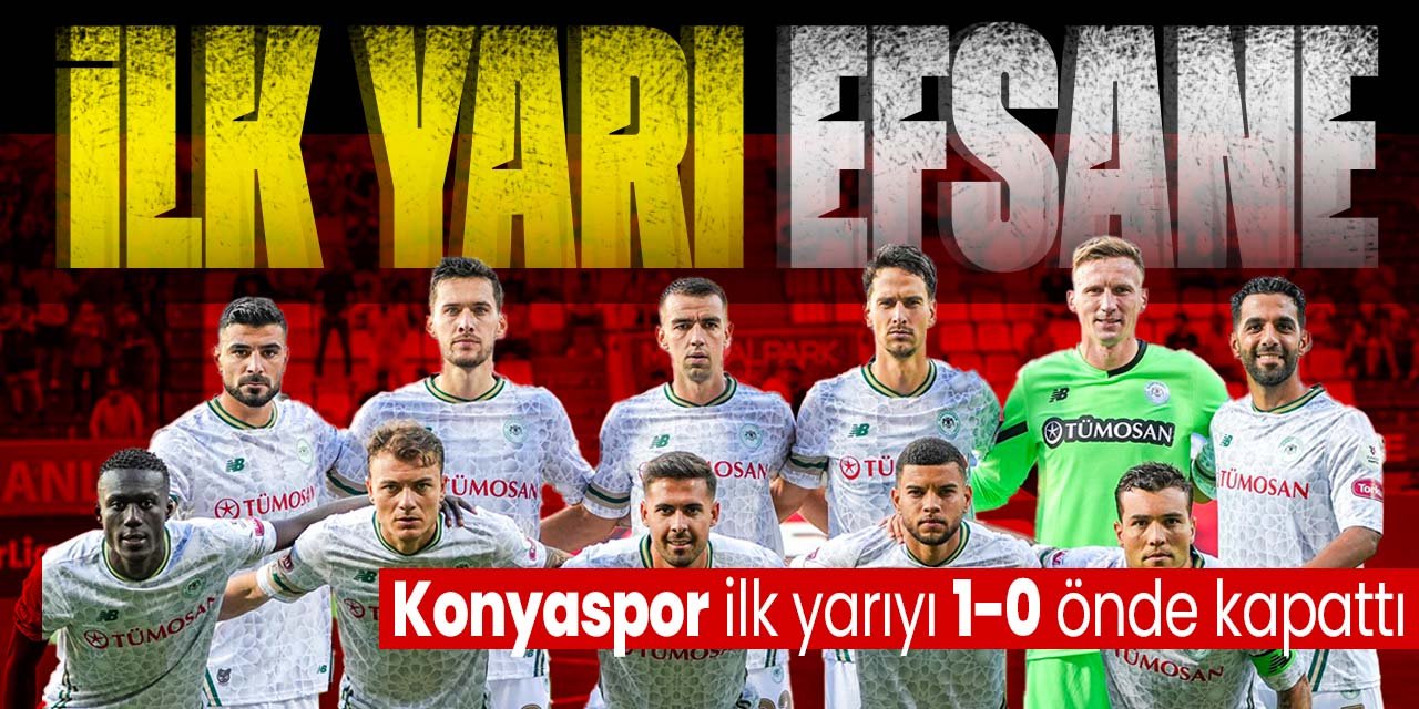 Konyaspor, Kasımpaşa karşısında ilk yarıyı önde kapattı! Pedrinho'dan harika gol