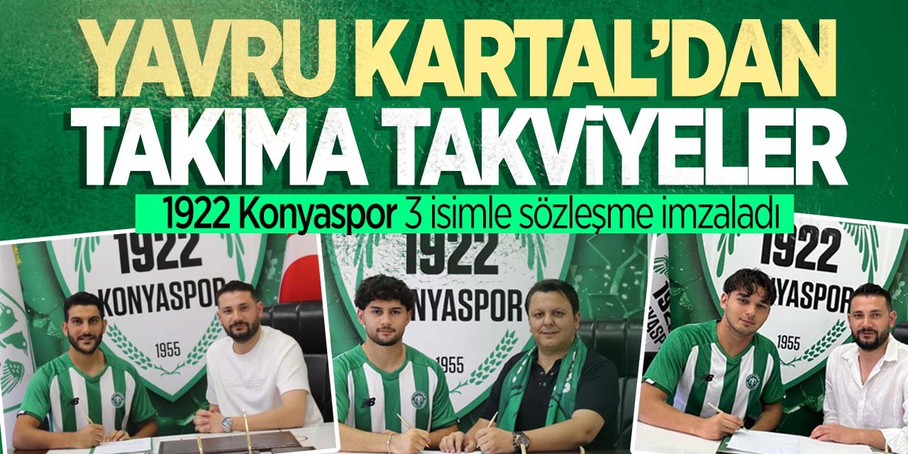 1922 Konyaspor'da 3 transfer birden!