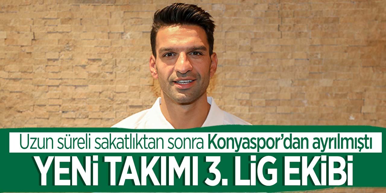 Konyaspor'la yolları ayrılan golcü isim 3. Lig ekibine imza attı