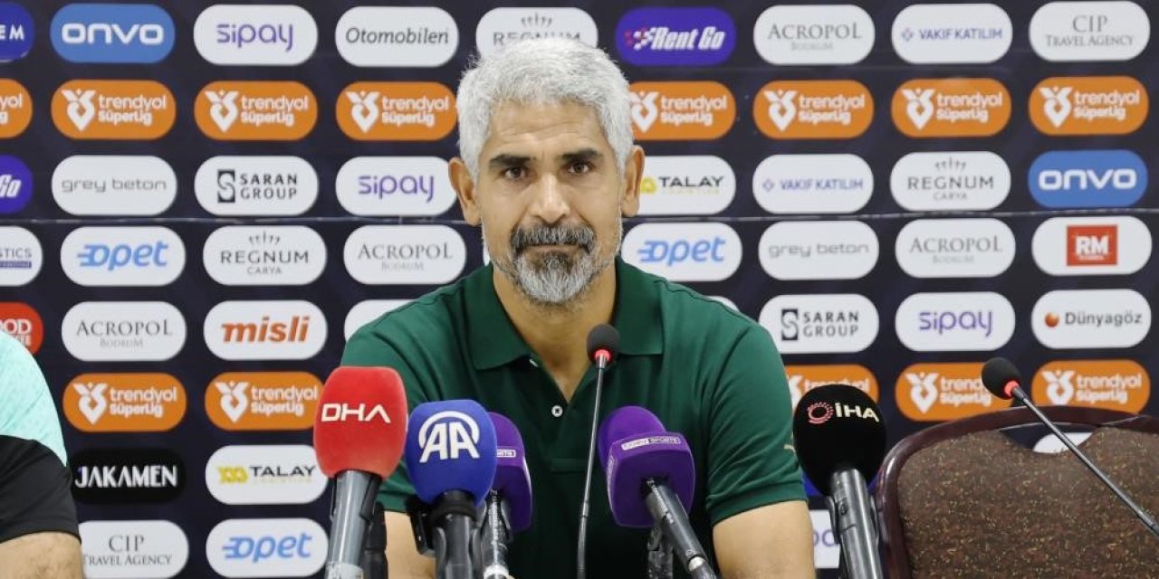 Bodrum FK Teknik Direktörü Taşdemir Konyaspor maçını değerlendirdi! "Rakibimiz güçlü bir ekipti ancak...