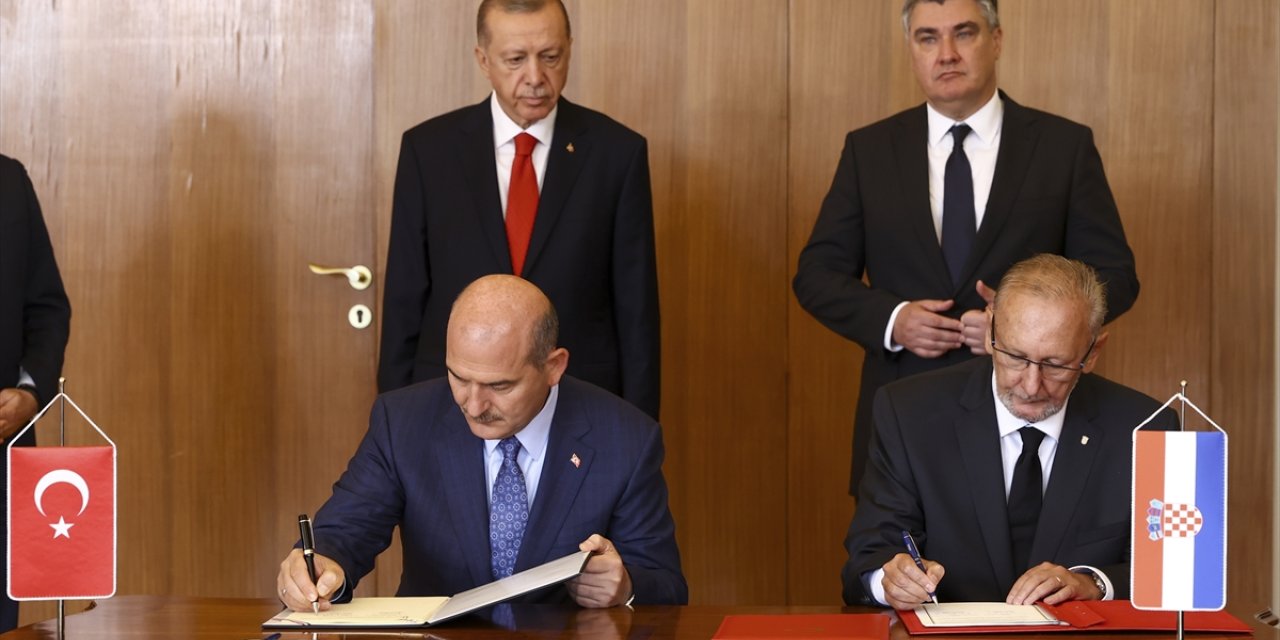 Türkiye ile Hırvatistan arasında 3 anlaşma imzalandı