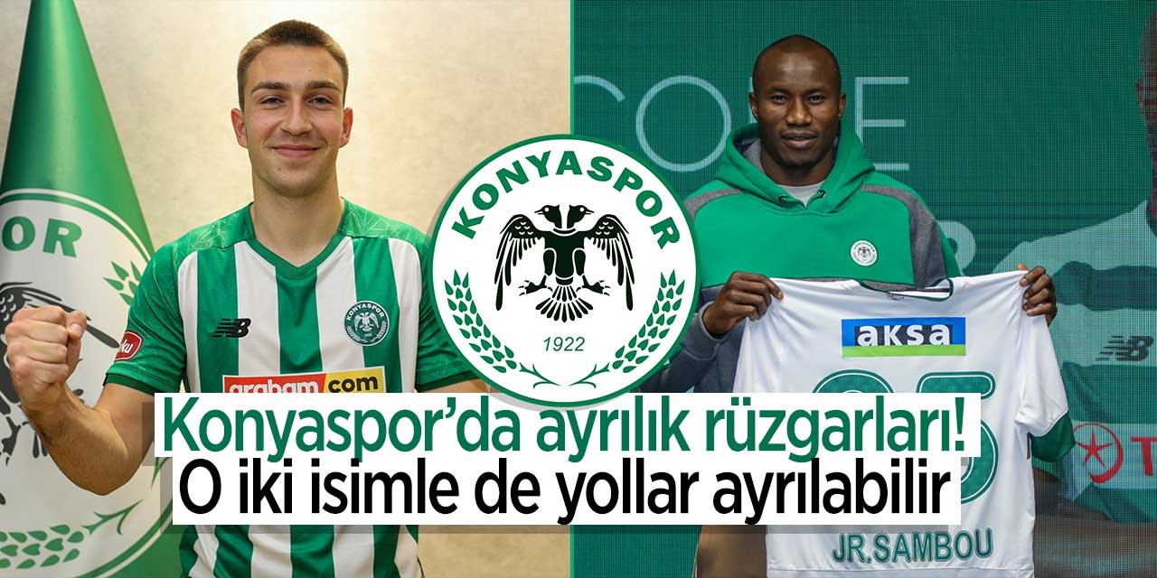 Konyaspor'da ayrılık rüzgarları esiyor! Cikalleshi'den sonra iki isimle de yollar ayrılabilir