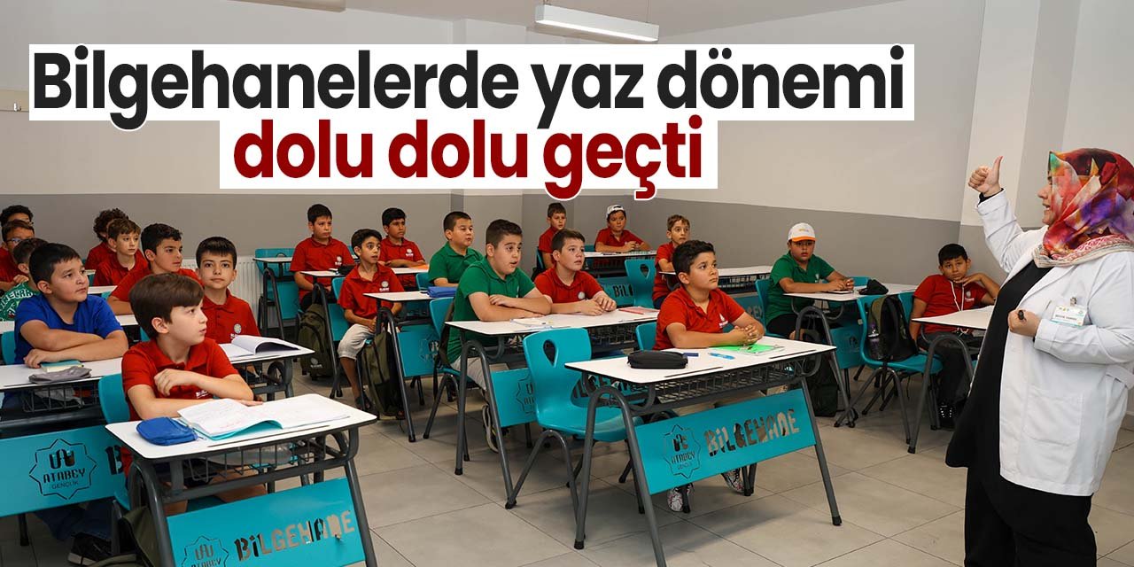 Konya'daki Bilgehanelerde yaz eğitim dönemi dolu dolu geçti