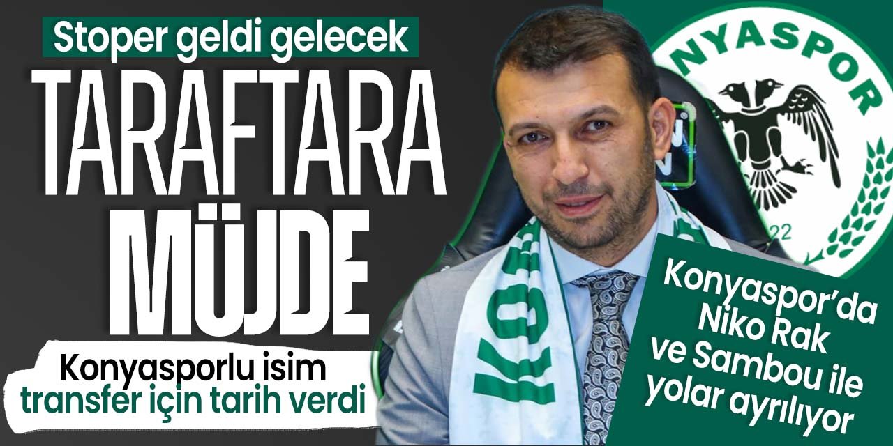 Konyaspor Basın Sözcüsü stoperin ne zaman geleceğini söyledi!