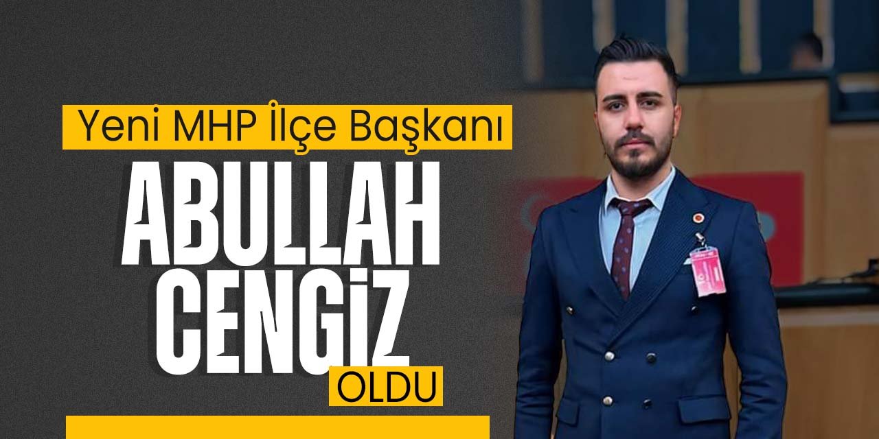 Abdullah Cengiz MHP Akören İlçe Başkanı oldu