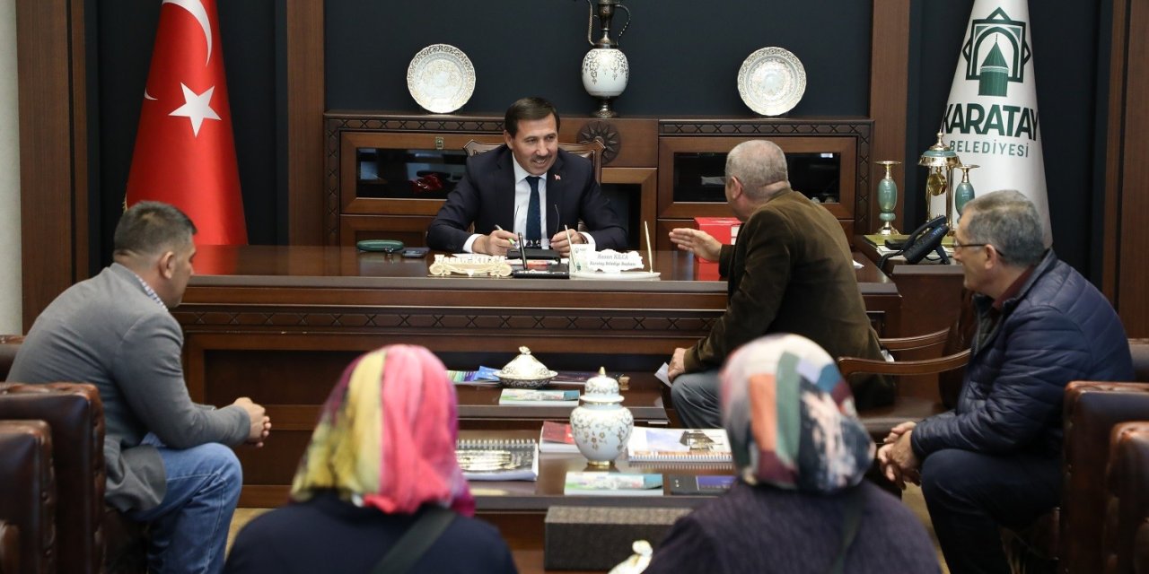 Karatay’da Halk Günleri Sürüyor! Başkan Kılca misafirlerini makamında ağırladı