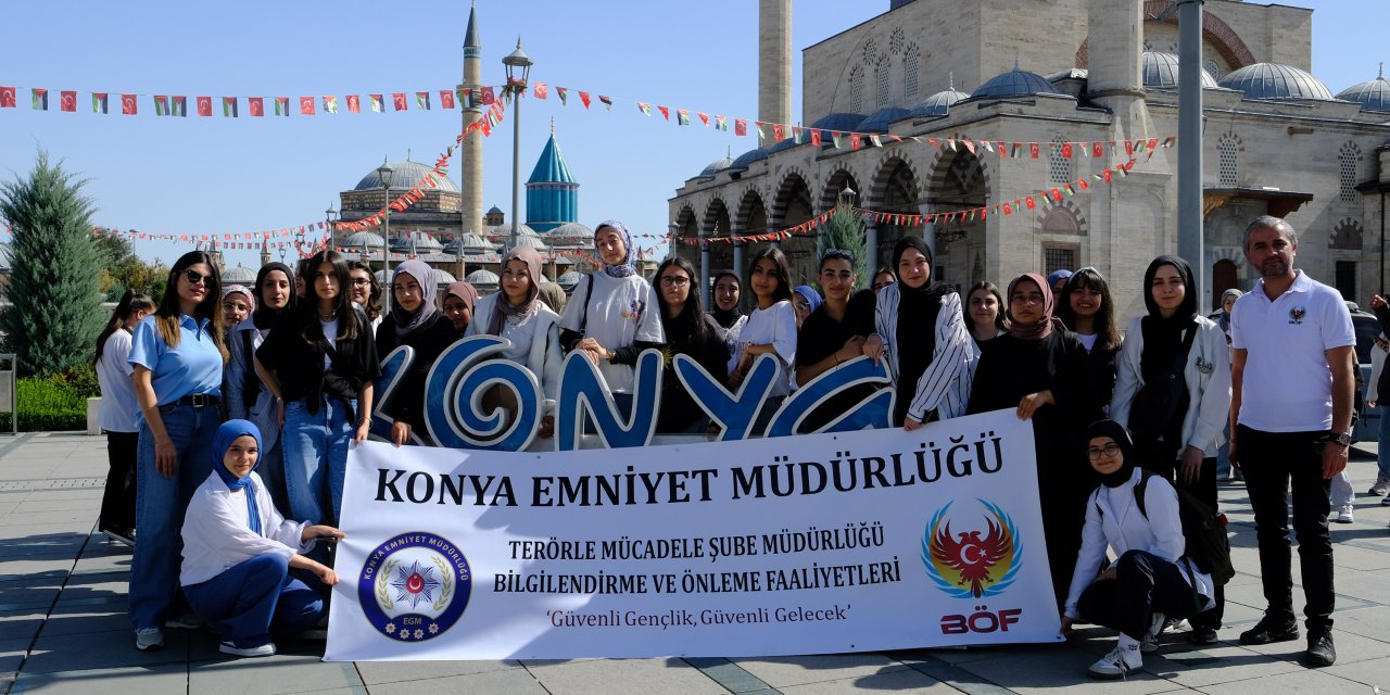 Öğrenciler terör örgütlerine karşı bilinçlendiriliyor! Konya Büyükşehir ve İl Emniyet Müdürlüğü organize ediyor
