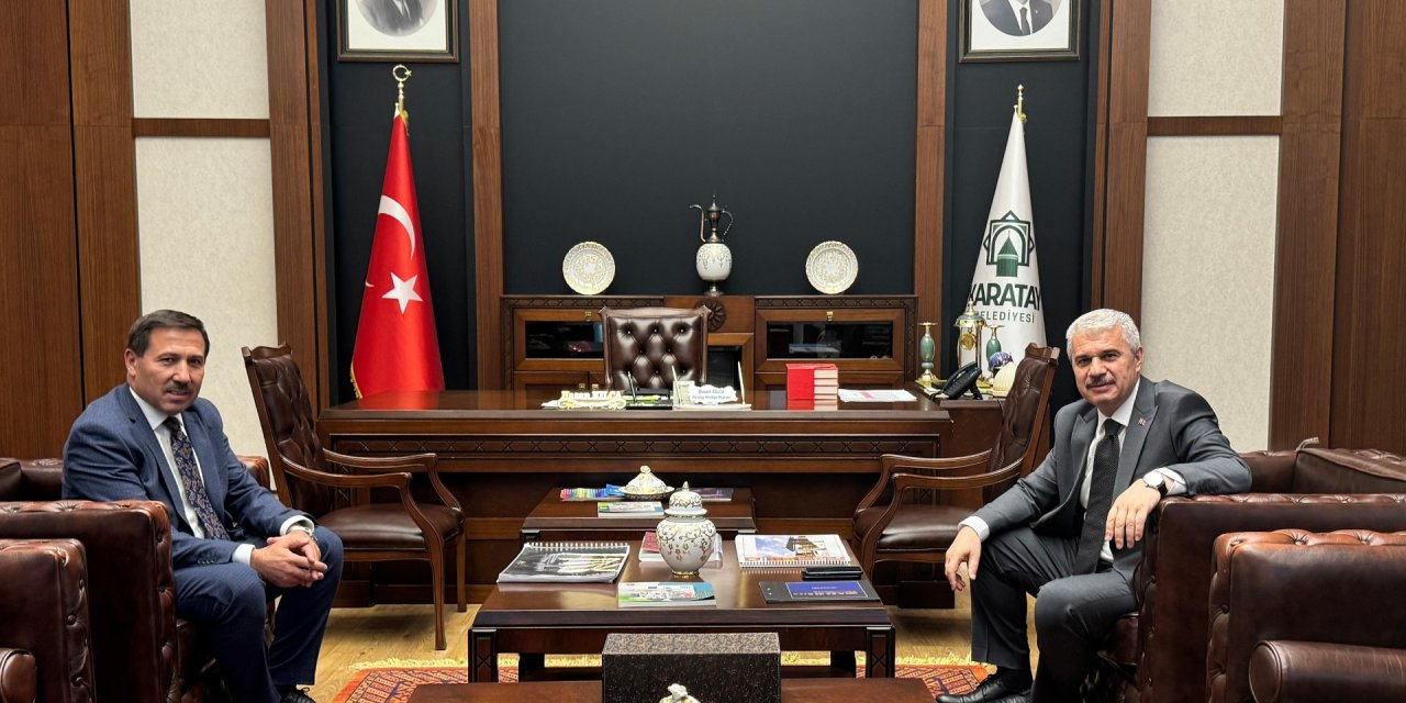 Konya Valisi Akın'dan Başkan Kılca'ya ziyaret