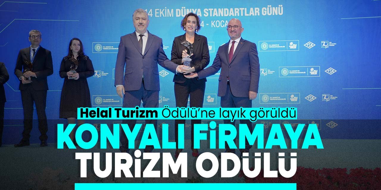 Konyalı firmaya turizm ödülü