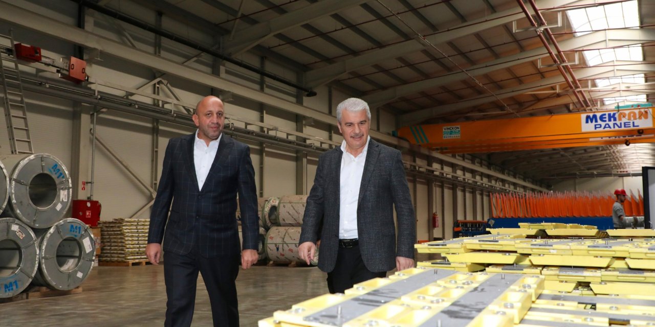 Vali Akın, Mekpan Panel'i ziyaret etti! Üretim ve istihdam vurgusu yaptı