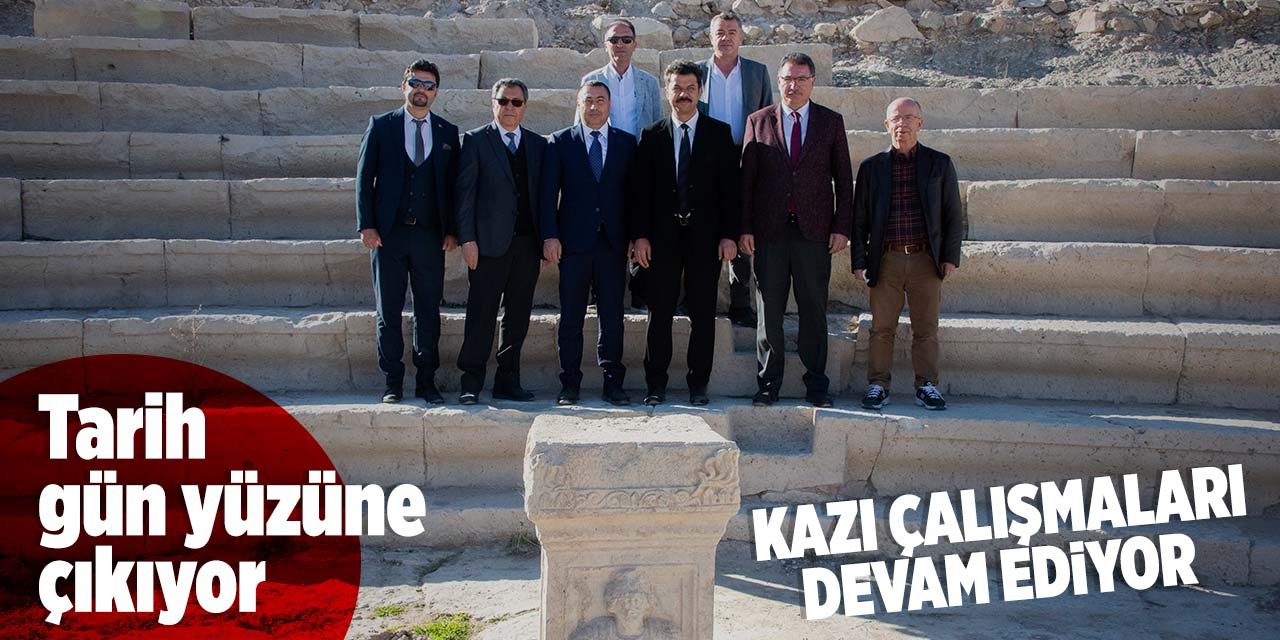 Konya'da Savatra Antik Kenti'ndeki çalışmalar sürüyor! Tarih gün yüzüne çıkacak