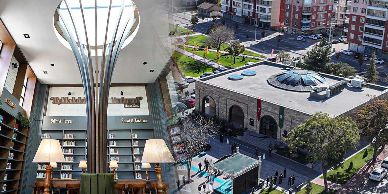 Merakla bekleniyordu! Konya'nın değerine değer katacak kütüphane açıldı!