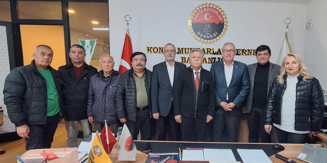 CHP Konya'dan Konya Muhtarlar Derneği'ne ziyaret!
