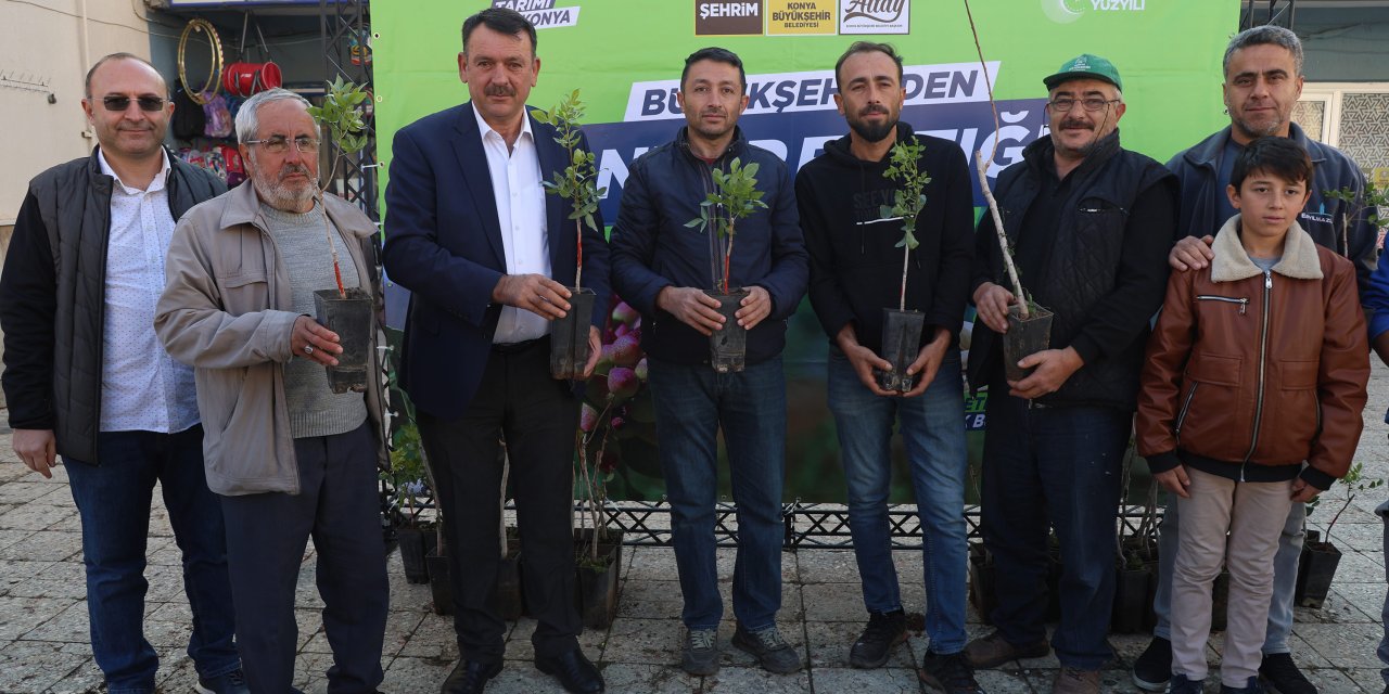 Konya'nın bu üç ilçesi Antep Fıstığıyla da anılacak! Fidanlar dağıtıldı