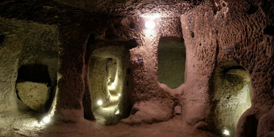 Konya'da tesadüfen keşfedilen antik yer altı şehri heyecanlandırdı