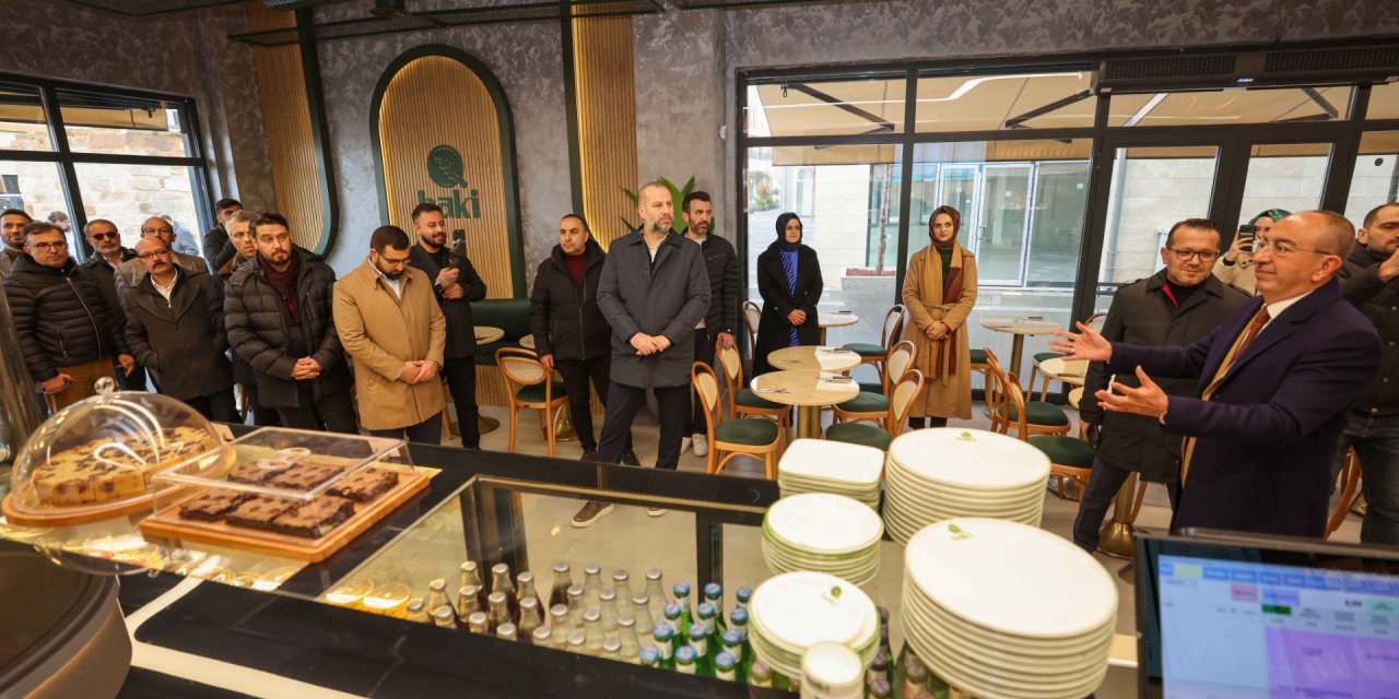 Suriçi Çarşısı'nda ilk işletmeyi Meram Belediyesi hizmete açtı! Haki Kafe misafirlerini bekliyor
