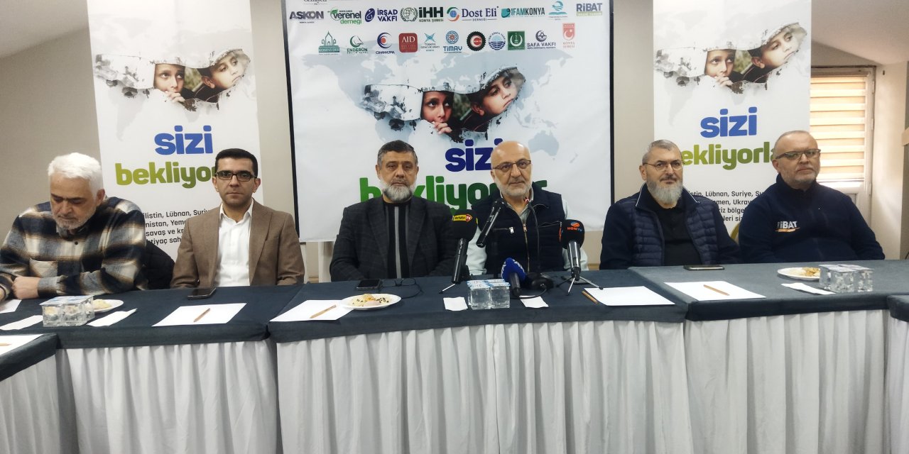 Konya’daki Yardım Derneklerinden Birlik Çağrısı! Ortak hareket edecekler