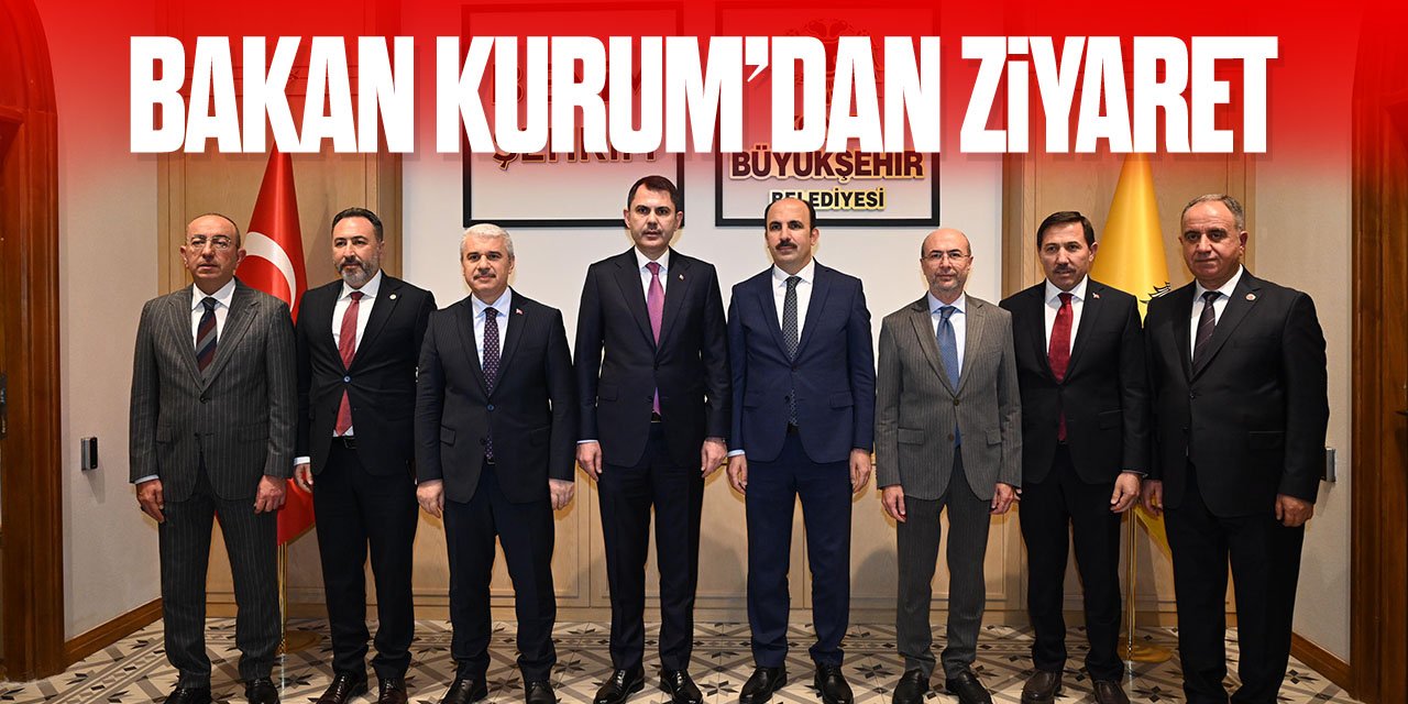 Bakan Murat Kurum Konya'da! Konya protokolüyle bir araya geldi