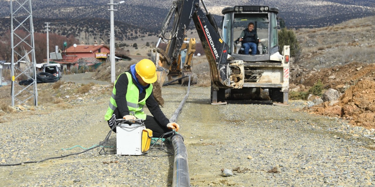 KOSKİ'den şehir merkezinde 3.8 kilometre yeni şebeke çalışması