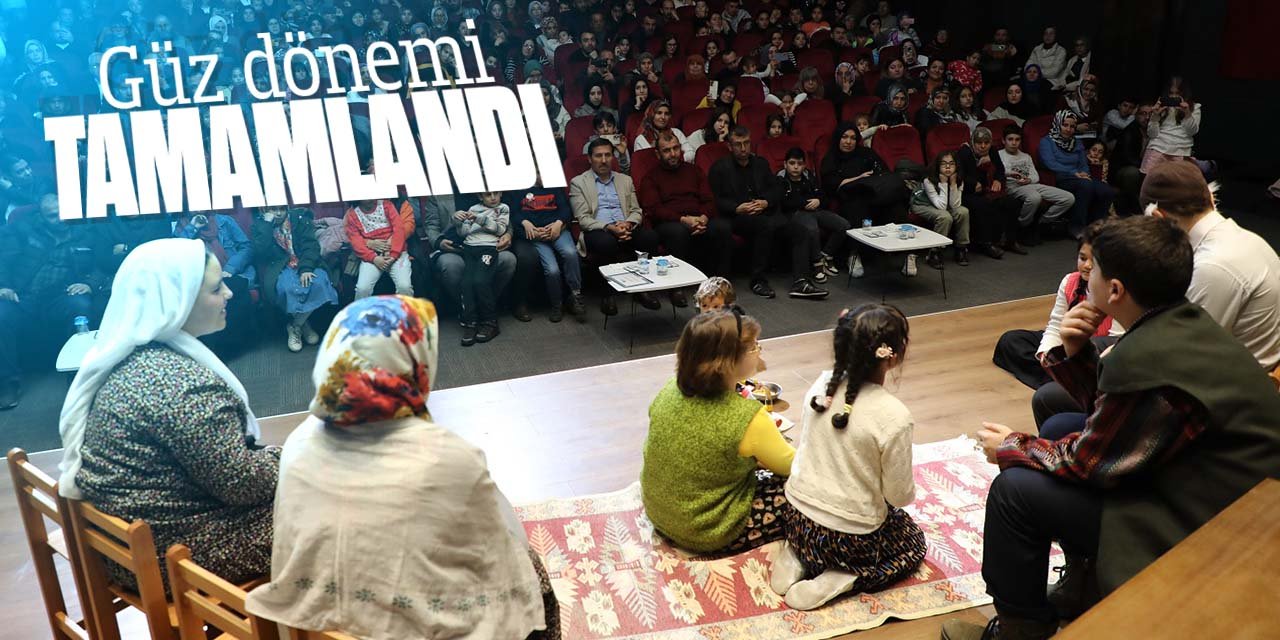 Konya'daki Karatay Kültür ve Sanat Akademi'sinde Güz Dönemi tamamlandı