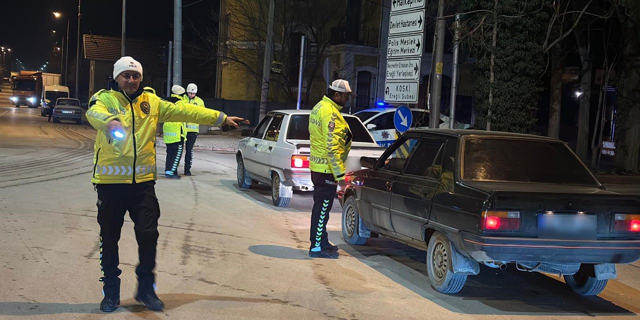 Konya'da yılbaşında sıkı denetim!