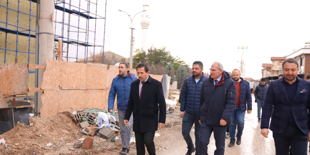 Karatay'ın en büyük bütçeli yatırımı olan Spor Merkezi hızla yükseliyor! Başkan Kılca yerinde inceledi