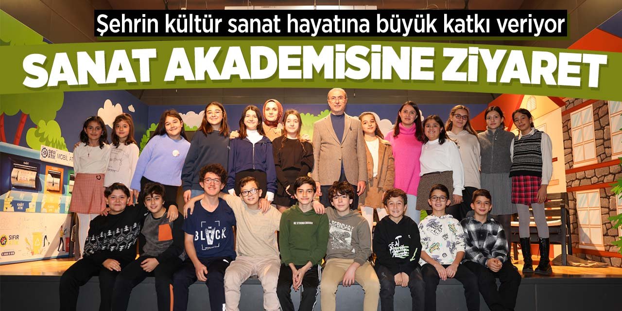 Ahmet Pekyatırmacı'dan şehrin kültür sanat hayatına büyük katkı veren akademiye ziyaret