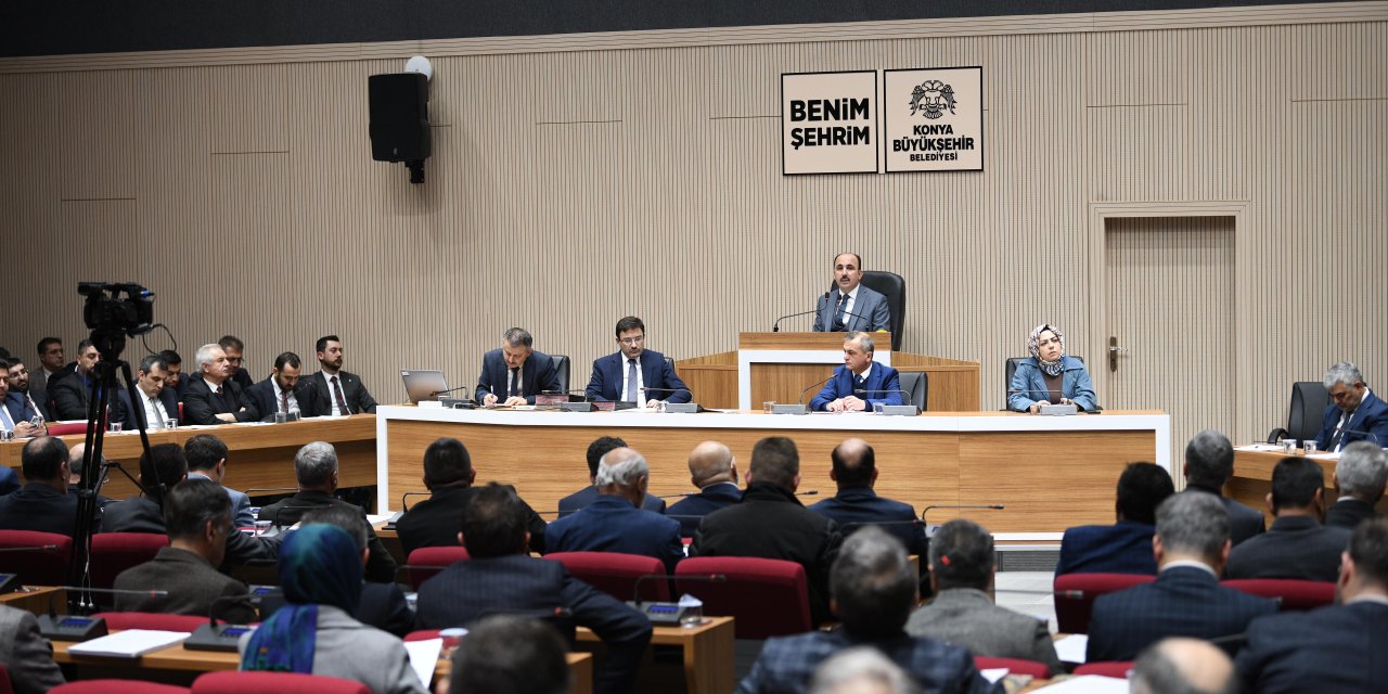Konya Büyükşehir Meclisi 2025'in ilk toplantısını yaptı