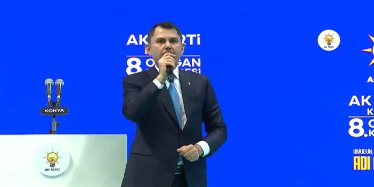 Konya'da konuşan Bakan Murat Kurum: “201 bininci konutu teslim edeceğiz”