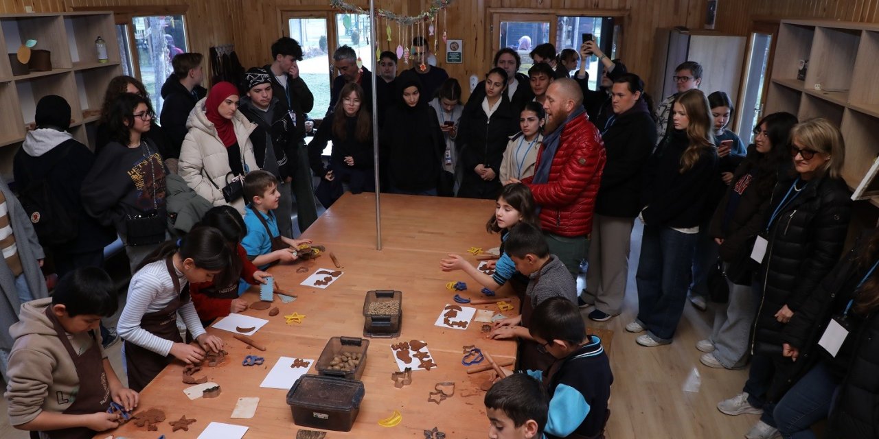 Konya'daki Tabiat Mektebi uluslararası öğrencileri ağırladı
