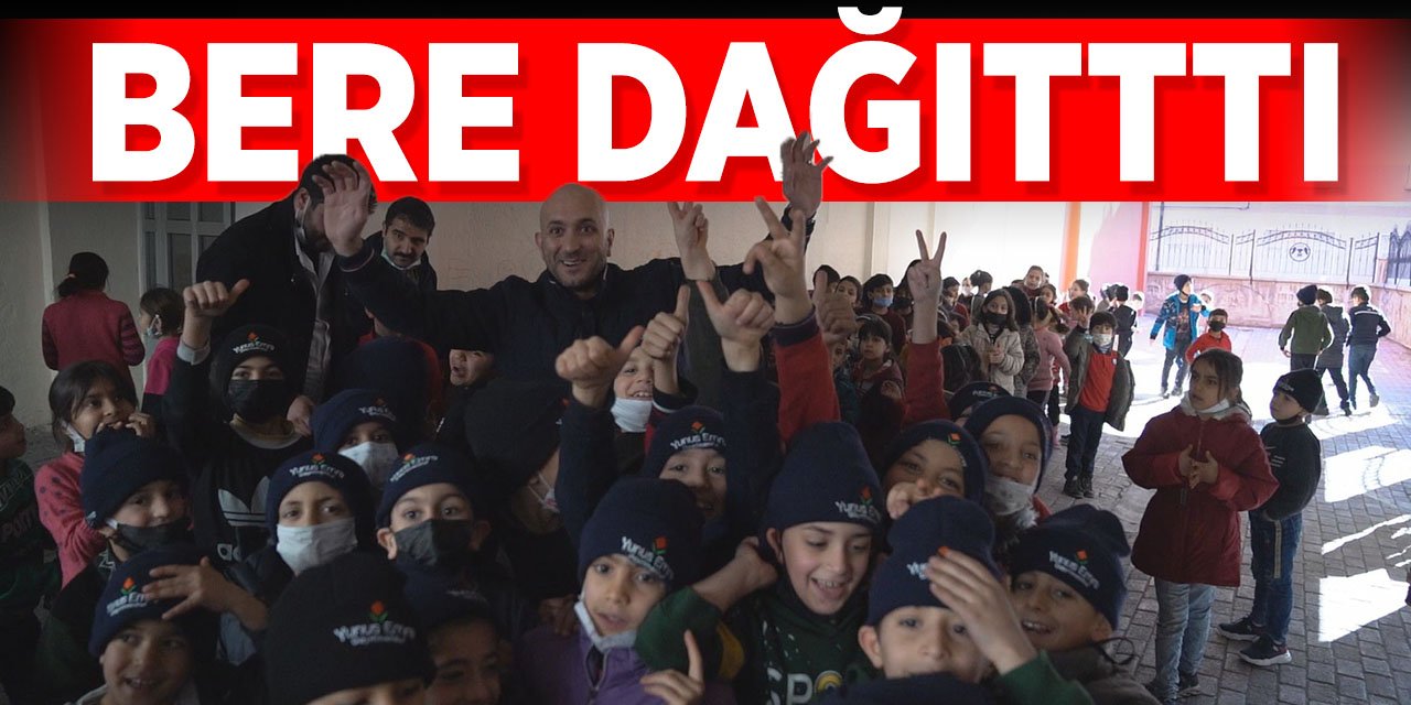 Konya'da karne hediyesi olarak bere dağıttı