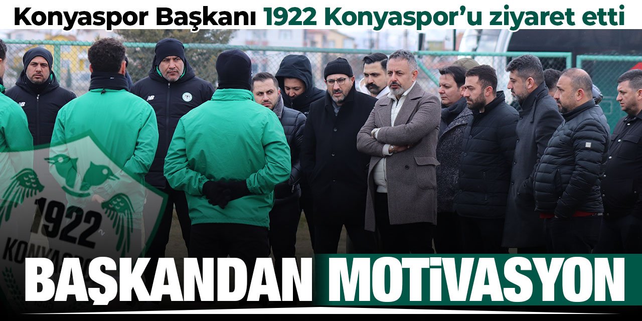 Konyaspor Başkanı Ömer Korkmaz'dan 1922 Konyaspor'a ziyaret