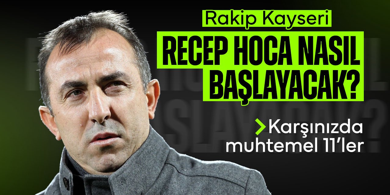 Konyaspor'un rakibi Kayserispor! Recep Uçar maça nasıl başlayacak? Muhtemel 11