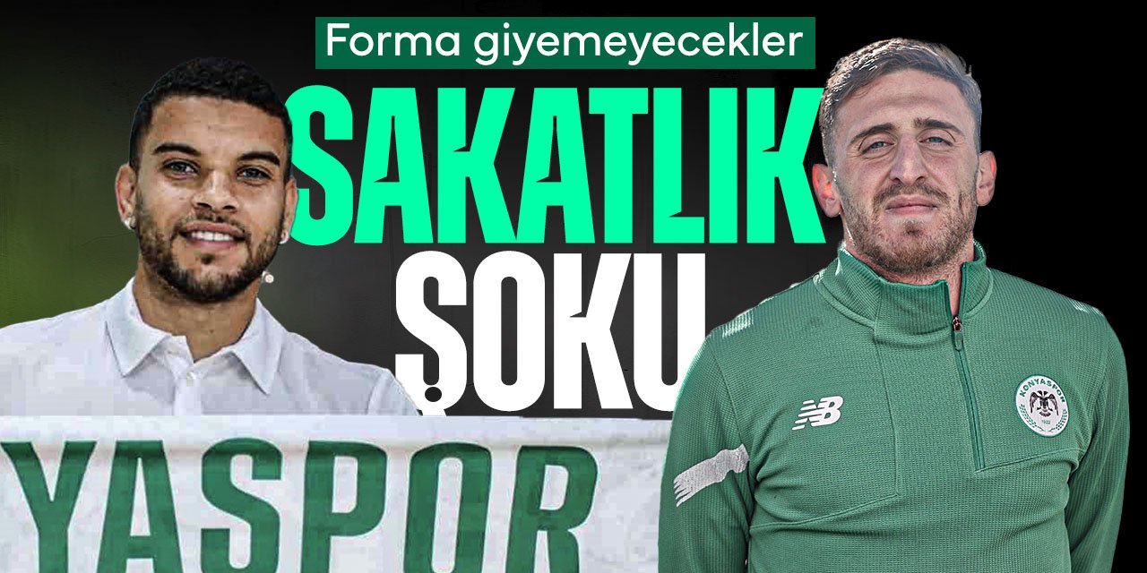 Konyaspor'a son dakika kötü haber: Melih ve Pedrinho forma giyemeyecek