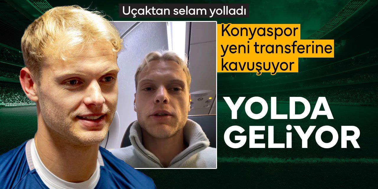 Norveçli orta saha Konyaspor'a geliyor! Uçaktan Konyasporlulara selam yolladı