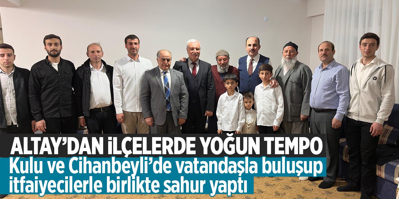 Başkaş Altay'dan ilçelerde yoğun tempo!