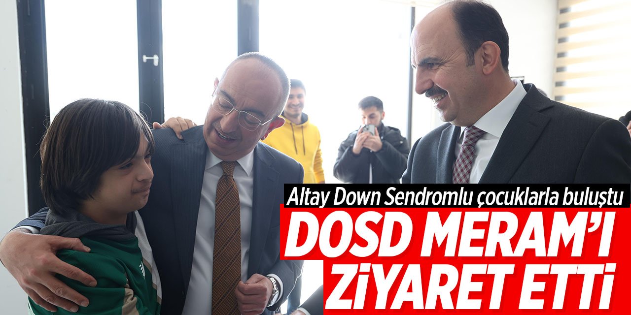 21 Mart Down Sendromu Farkındalık Günü'nde başkanlar DOSD Meram'ı ziyaret etti!