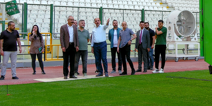 Başkan Altay: “Stadyumdaki Çalışmaları Bir Hafta İçinde Tamamlayacağız”