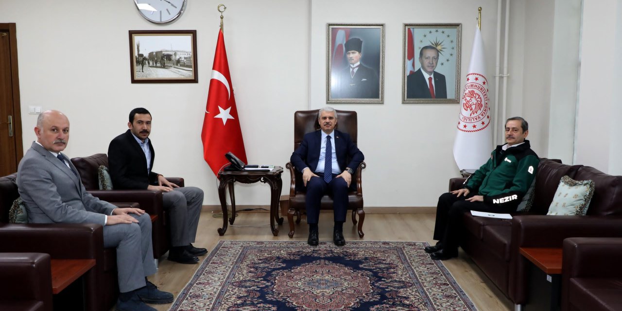 Nezir Derneği’nden Konya Valisi Akın’a ziyaret!
