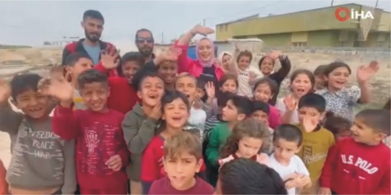 Sınırda 500 çocuk bayramlık elbise ve ayakkabı sevinci yaşadı!