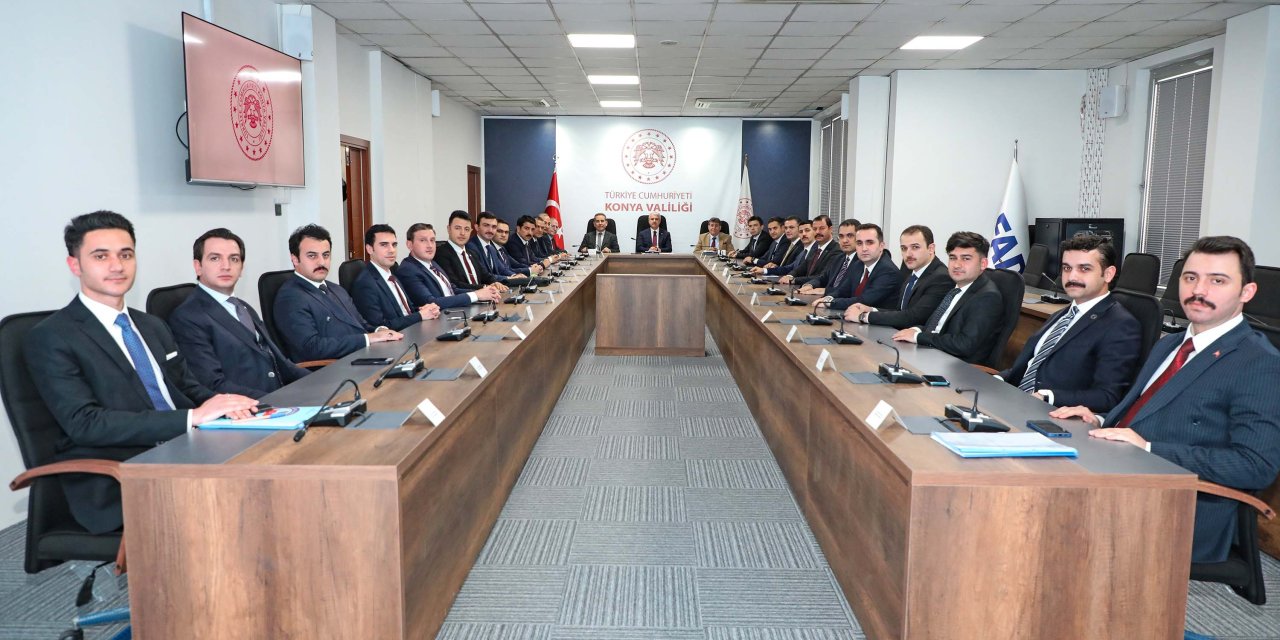 Kaymakamlar Toplantısı, Vali İbrahim Akın Başkanlığında yapıldı!