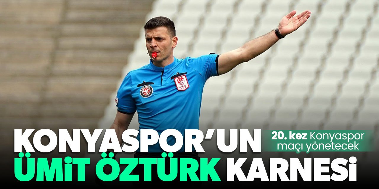 Konyaspor'un Ümit Öztürk karnesi: 19 maçta 3 galibiyet