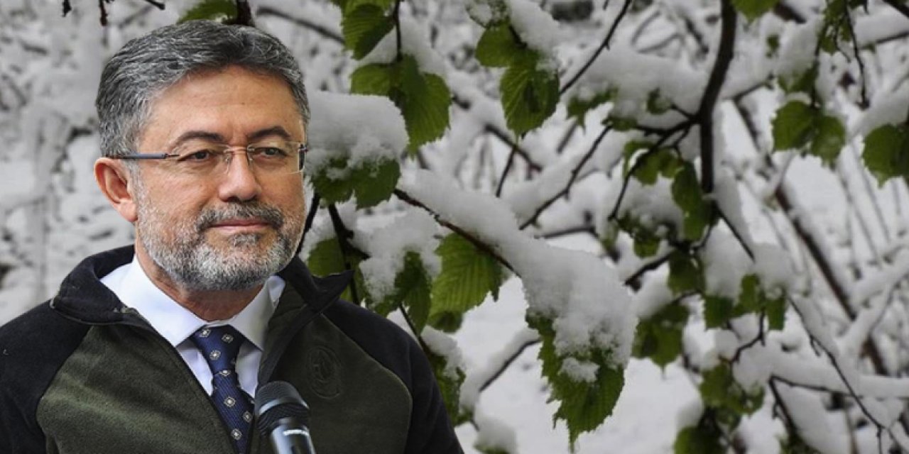 Bakan Yumaklı: "Tarihimizin en büyük zirai don olaylarından birini yaşadık"