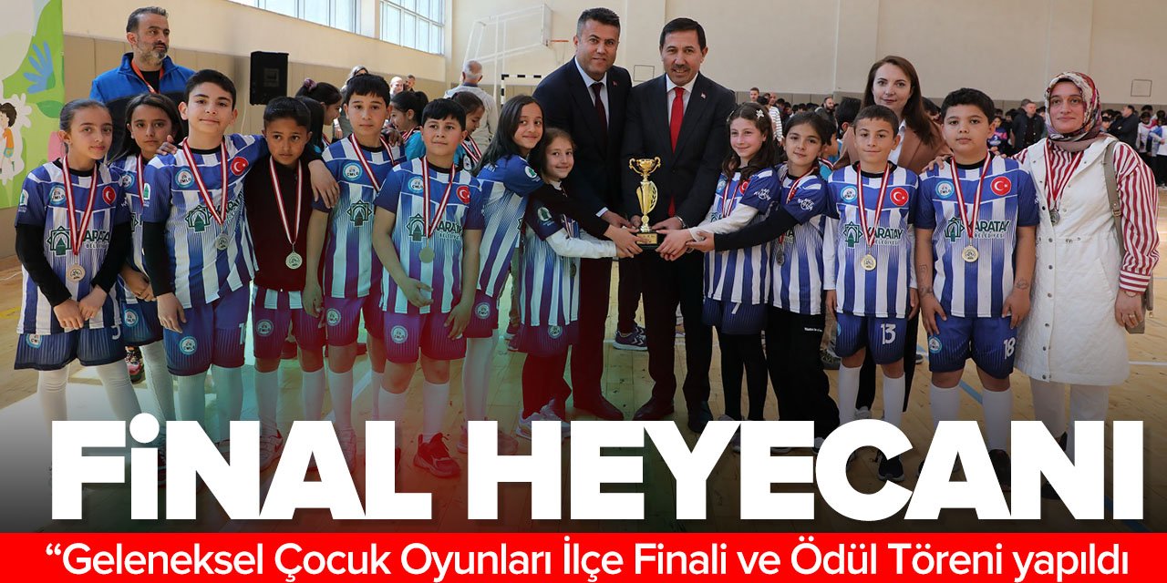 Karatay'da final coşkusu: 'Geleneksel Çocuk Oyunları'nın finali yapıldı